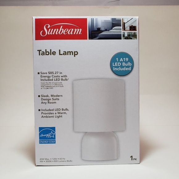 Sunbeam Office New Sunbeam Modern Table Lamp White Poshmark